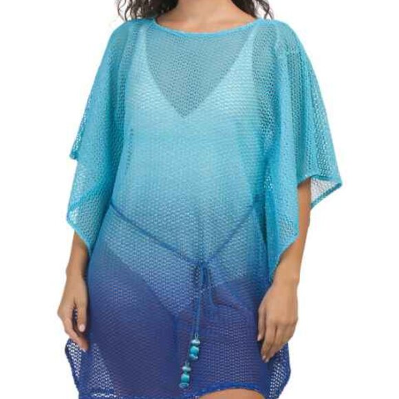 💙💙💜Trina Turk Ombre Opel Tunic💙💙💜S/M $188 - Picture 6 of 6